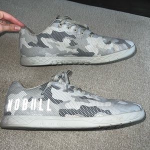No Bull White Camo Trainer Shoes